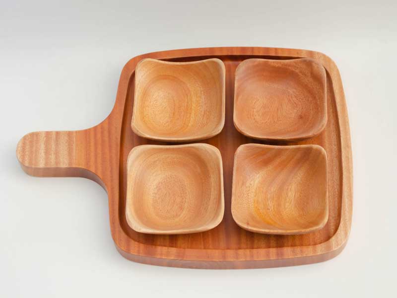 Khay vuông đại có tay cầm 23x32cm 10 Chen vuong kieu 8.5cm 3