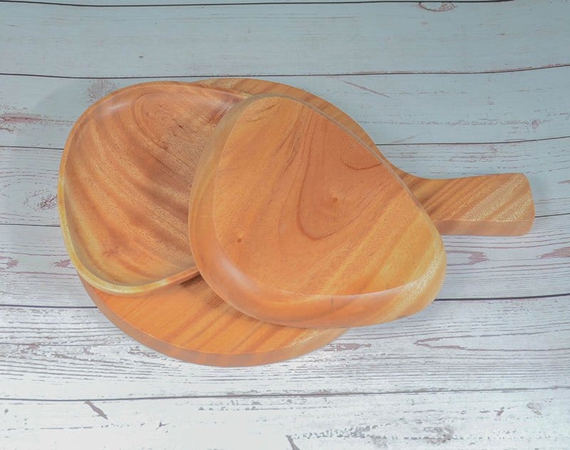 Dĩa tam giác 18x22cm 12 Dia tam giac 1