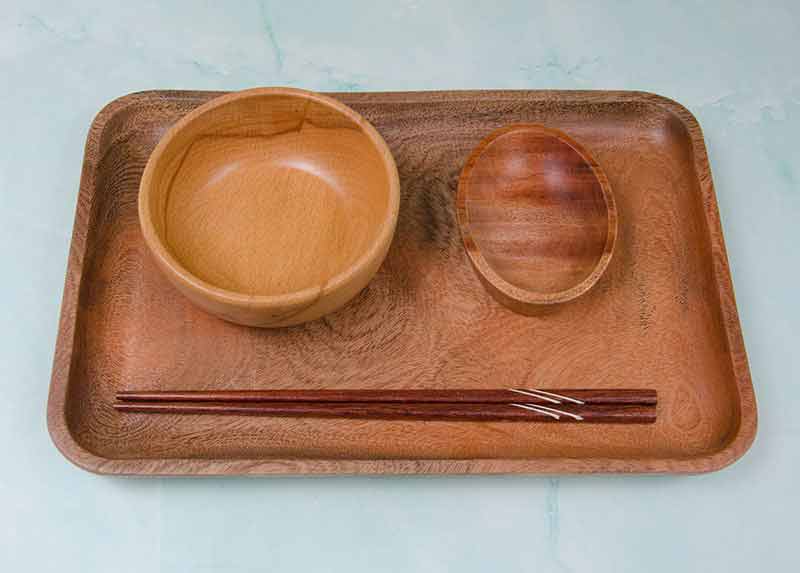 Khay chữ nhật trung 20x30cm