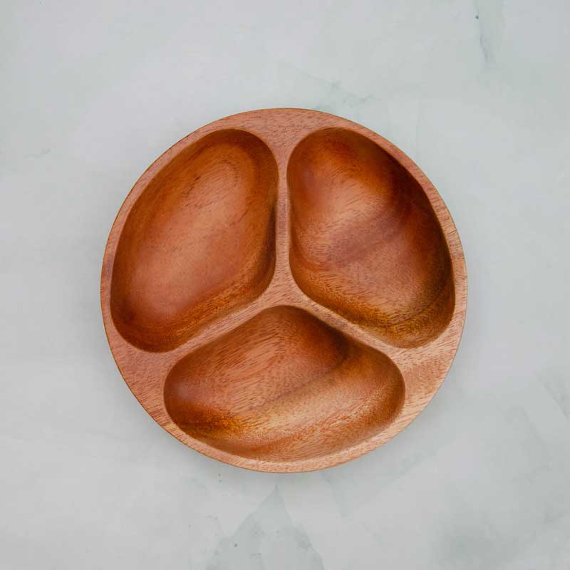 Khay tròn 3 ngăn 12x2cm 7 Khay tròn 3 ngăn 12x2cm