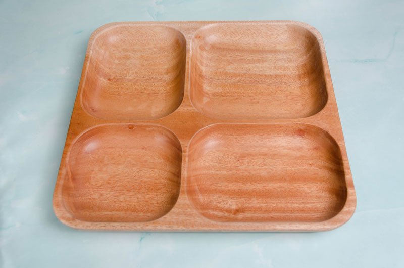 Khay vuông 4 ngăn 24cm 11 Khay vuong 4 ngan 24cm 1