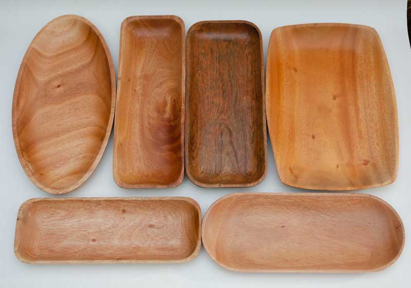 Dĩa hột xoài 14x27cm 12 dia go 44