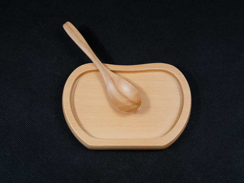 Khay gỗ hình táo nhỏ 10.5x15cm VKU1-071 11 Khay hinh tao 10.5x15cm 2