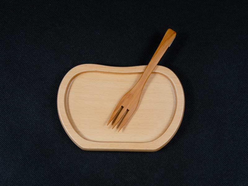 Khay gỗ hình táo nhỏ 10.5x15cm VKU1-071 12 Khay hinh tao 10.5x15cm 3