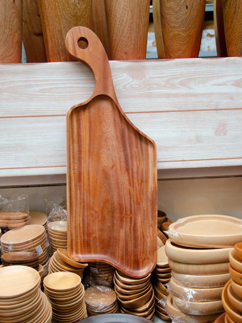 Khay tay cầm cán cong 16x44cm 2