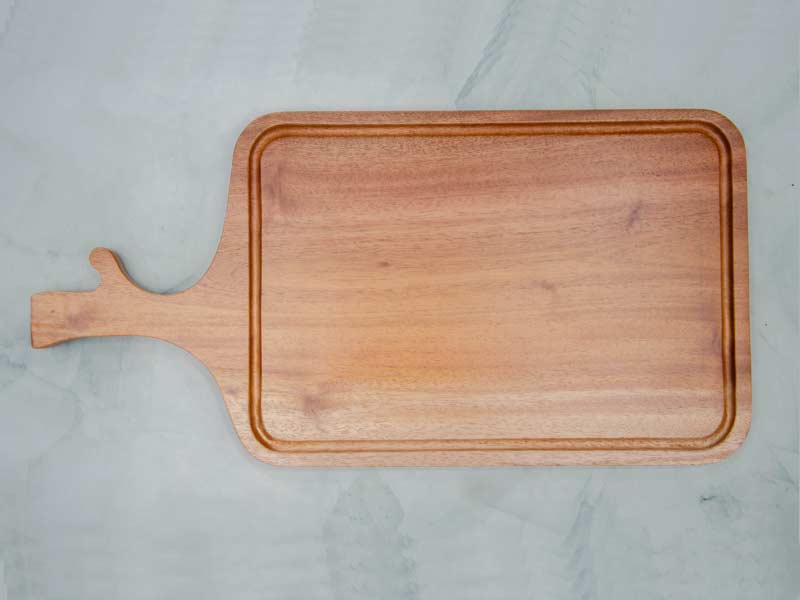 Thớt gỗ tay cầm hình cành cây 21x42cm VKU1-T035 7 Thớt gỗ tay cầm hình cành cây