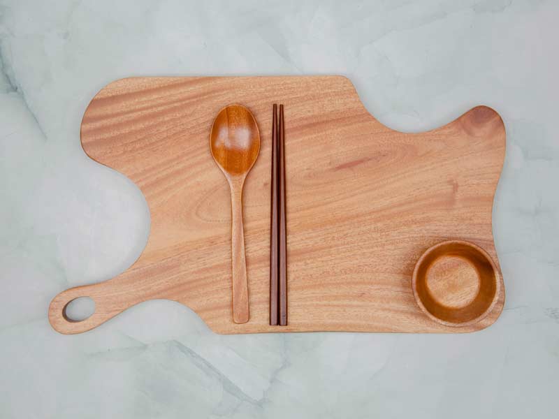 Thớt gỗ tay cầm kiểu 20.5x36cm VKU1-T034 16 thớt gỗ tay cầm kiểu