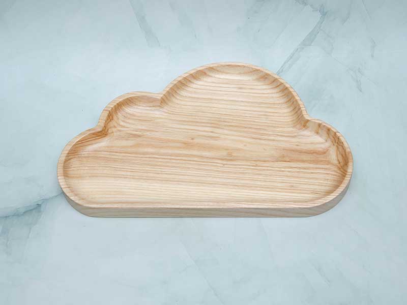 Khay gỗ hình mây 15x25.5cm VKU1-081 17 Khay hình mây