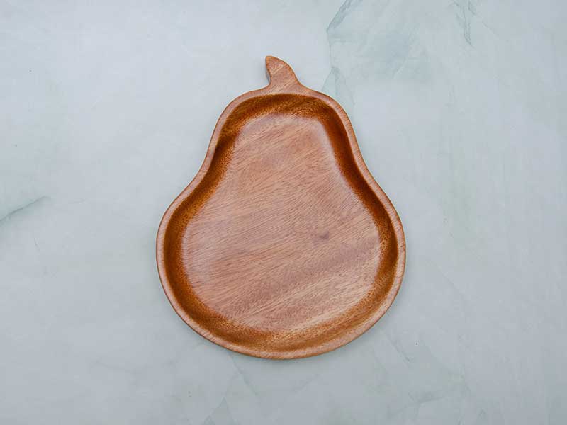 Khay gỗ hình quả lê 14x17.5cm VKU1-077 14 Khay hình quả lê 14x17.5cm 1