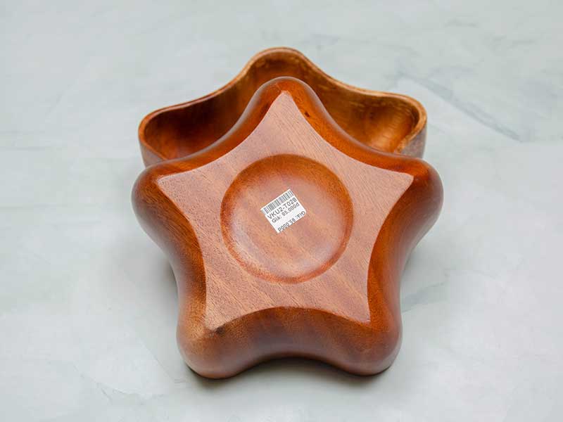 Tô gỗ hình sao 15x4.5cm VKU2-T028 18 Tô Hình Sao 15x4.5cm 1