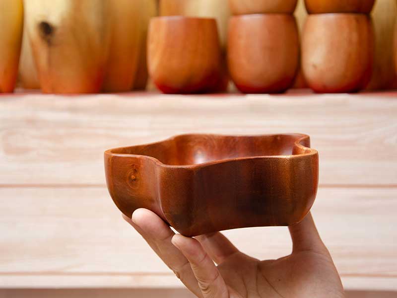 Tô gỗ hình sao 15x4.5cm VKU2-T028 21 Tô Hình Sao 15x4.5cm 2