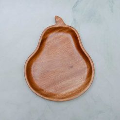Khay gỗ hình quả lê 14x17.5cm VKU1-077 11 Khay hinh qua le 14x17.5cm 1