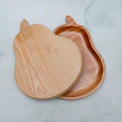 Khay gỗ hình quả lê 14x17.5cm VKU1-077 10 Khay hinh qua le 14x17.5cm 2