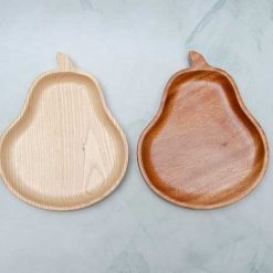 Khay gỗ hình quả lê 14x17.5cm VKU1-077 9 Khay hinh qua le 14x17.5cm 3