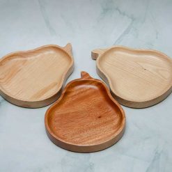 Khay gỗ hình quả lê 14x17.5cm VKU1-077 7 Khay hinh qua le 14x17.5cm 5