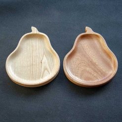 Khay gỗ hình quả lê 14x17.5cm VKU1-077 5 Khay hinh qua le 14x17.5cm 8