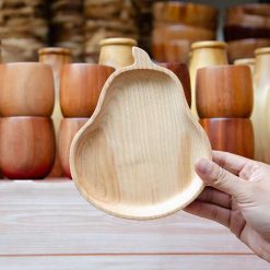 Khay gỗ hình quả lê 14x17.5cm VKU1-077 4 Khay hinh qua le 14x17.5cm42