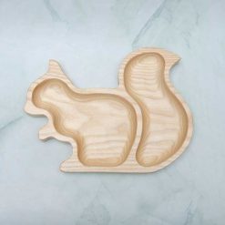 Khay gỗ hình sóc 24x18cm | VKU1-078 11 Khay hinh soc 18x24cm 1