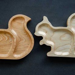 Khay gỗ hình sóc 24x18cm | VKU1-078 4 Khay hinh soc 18x24cm 2122