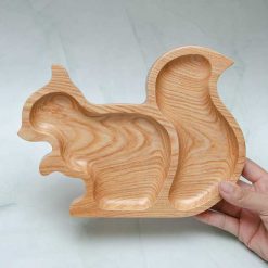 Khay gỗ hình sóc 24x18cm | VKU1-078 6 Khay hinh soc 18x24cm 423