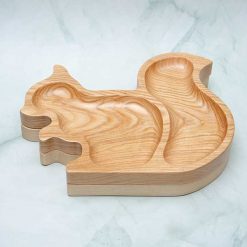 Khay gỗ hình sóc 24x18cm | VKU1-078 5 Khay hinh soc 18x24cm 432