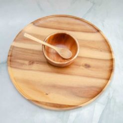Khay tron 30cm – Acacia 4