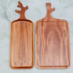 Thớt gỗ tay cầm hình cành cây 21x42cm VKU1-T035 4 Thot tay cam hinh canh cay 21x42cm 2