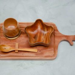 Thớt gỗ tay cầm hình cành cây 21x42cm VKU1-T035 5 Thot tay cam hinh canh cay 21x42cm 3