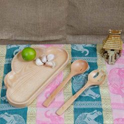 Khay gỗ hình mây 15x25.5cm VKU1-081 13 VKU1 081 Khay hinh may 25.5x15cm 121