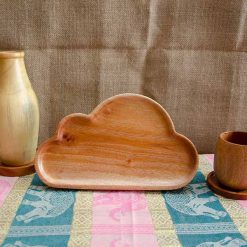 Khay gỗ hình mây 15x25.5cm VKU1-081 14 VKU1 081 Khay hinh may 25.5x15cm 121 43