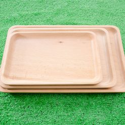 Khay gỗ chữ nhật gỗ Beech nhiều size 3 khay chu nhat 7
