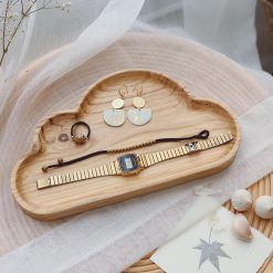 Khay gỗ hình mây 15x25.5cm VKU1-081 3 khay hinh may 1