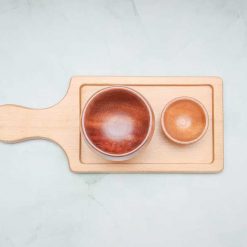 VKU1 096 Khay chu nhat co tay cam 26.5x11cm 6