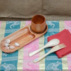 Khay gỗ ovan 2 ngăn 8 VKU1 103 Khay go ovan 2 ngan dai 28x10cm 3