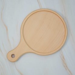 Khay gỗ tròn có tay cầm 26x18cm VKU1-122 5 VKU1 122 Khay tron co tay cam 26x18cm 4