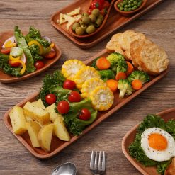 Khay gỗ chữ nhật phục vụ 35x14cm 11 khay go chu nhat phuc vu32